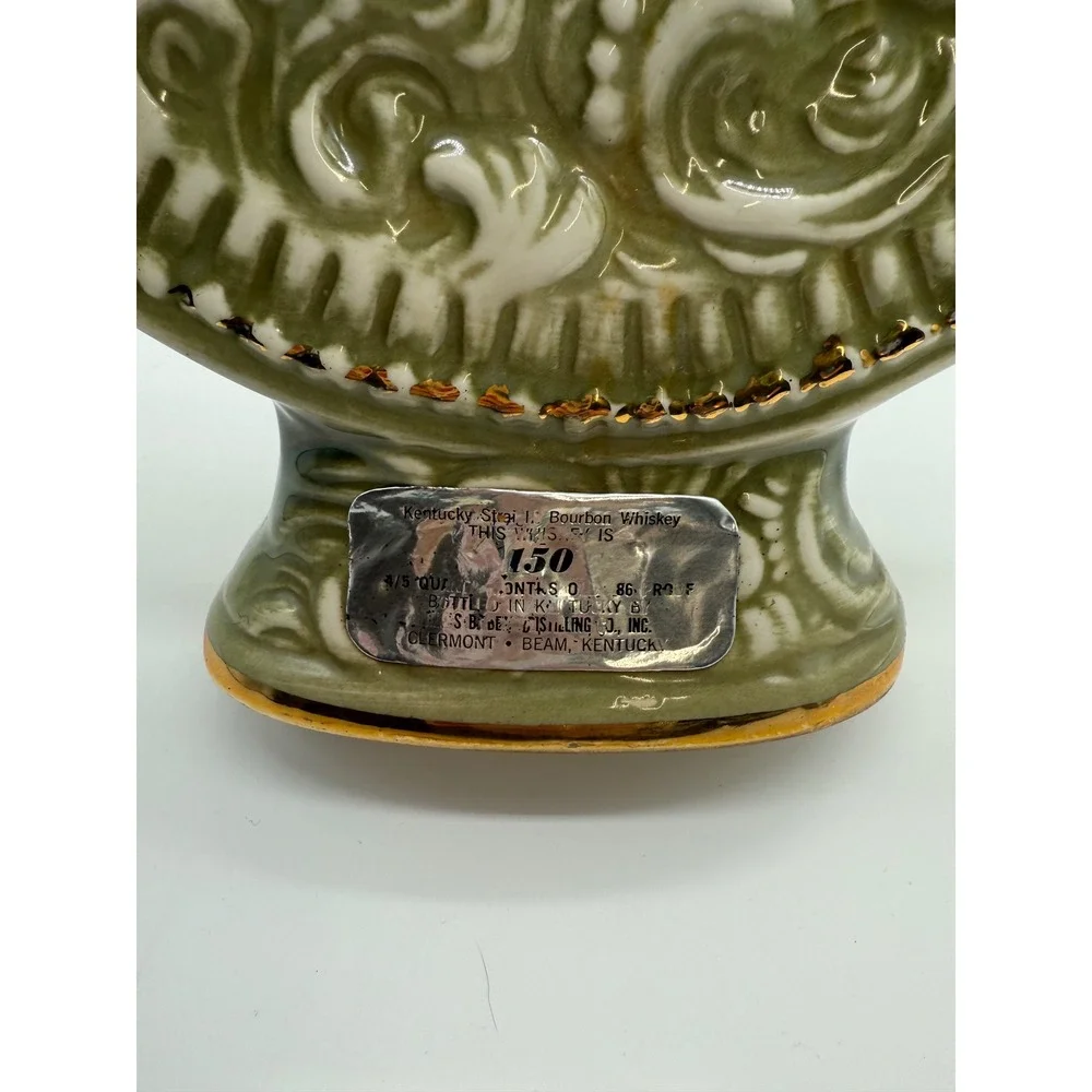 Vintage Beam's 150 Months Kentucky Bourbon Whiskey Decanter Empty with Box‎
